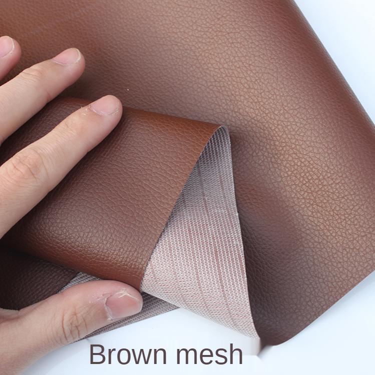 Soft Faux Leather Fabric By The Meter Per for Upholstery Bag Sofa Seat Cover Furniture Small Lychee Pattern PU Waterproof Diy
