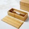 Large Capacity Bamboo Chopsticks Box Safety Tableware Spoon Storage Container  for Home
