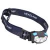 Headlamp USB Charging Waterproof Head Light High Brightness with Sensor for Outdoor Black
