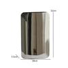 Geometric Irregular Curved Vase, Mirror Stainless Steel Vase, Flower Arrangement Container, Metal Crafts, Home Decoration