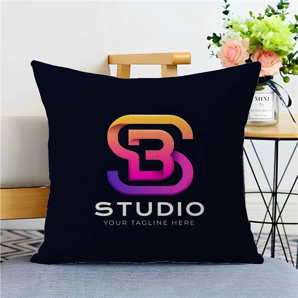 BBS Racing Car Pillow Cushion Cover Pillowcase Living Room Sofa Home Decor Customized
