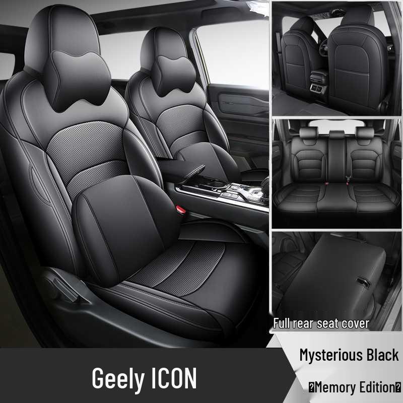 Geely Icon Chocolate Edition All-Season Leather Car Seat Covers & Cushions