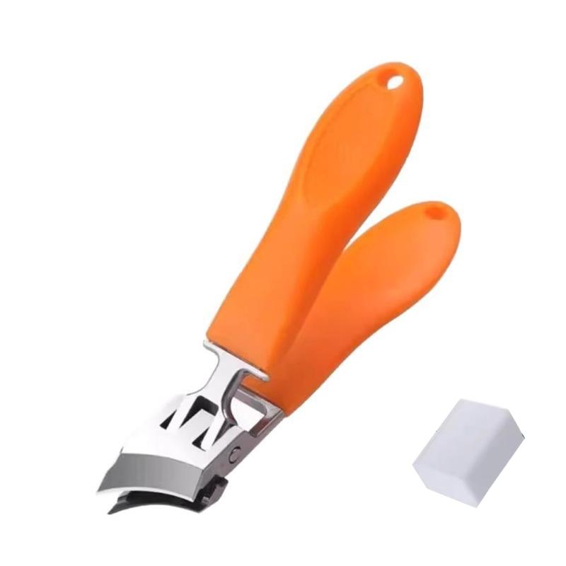 Anti Splash Nail Clippers Stainless Steel Nail Cutter Oblique Toe Nail Clippers Manicure Pedicure Tool Gift for Men Women