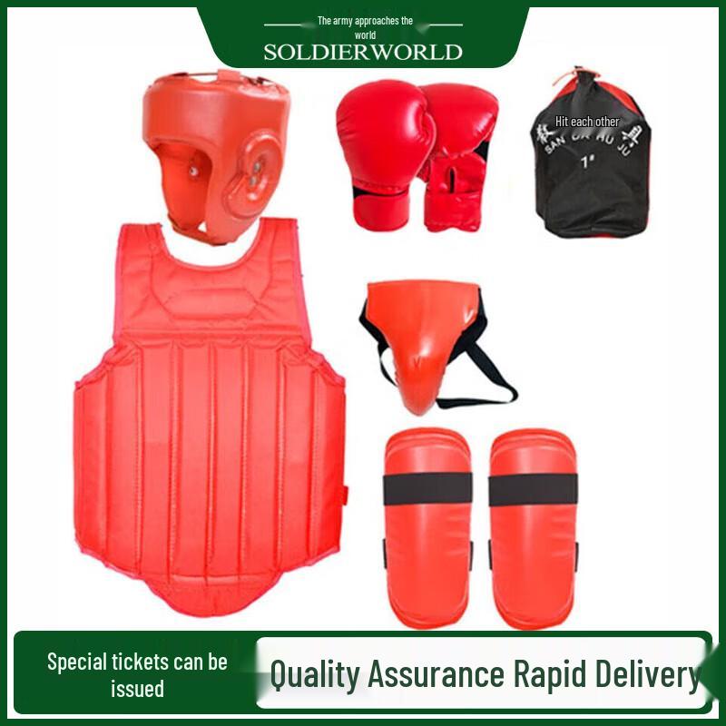 Sanda Protective Gear Set for Boxing and Combat Training