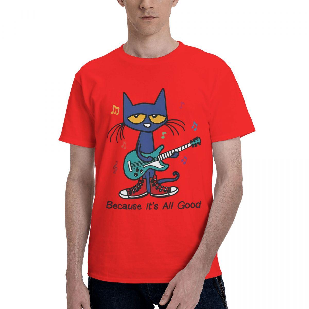 

Pete The Cat Singing 100 Cotton Casual Breathable Confortable Man Funny TShirt For Men Funny Gift S