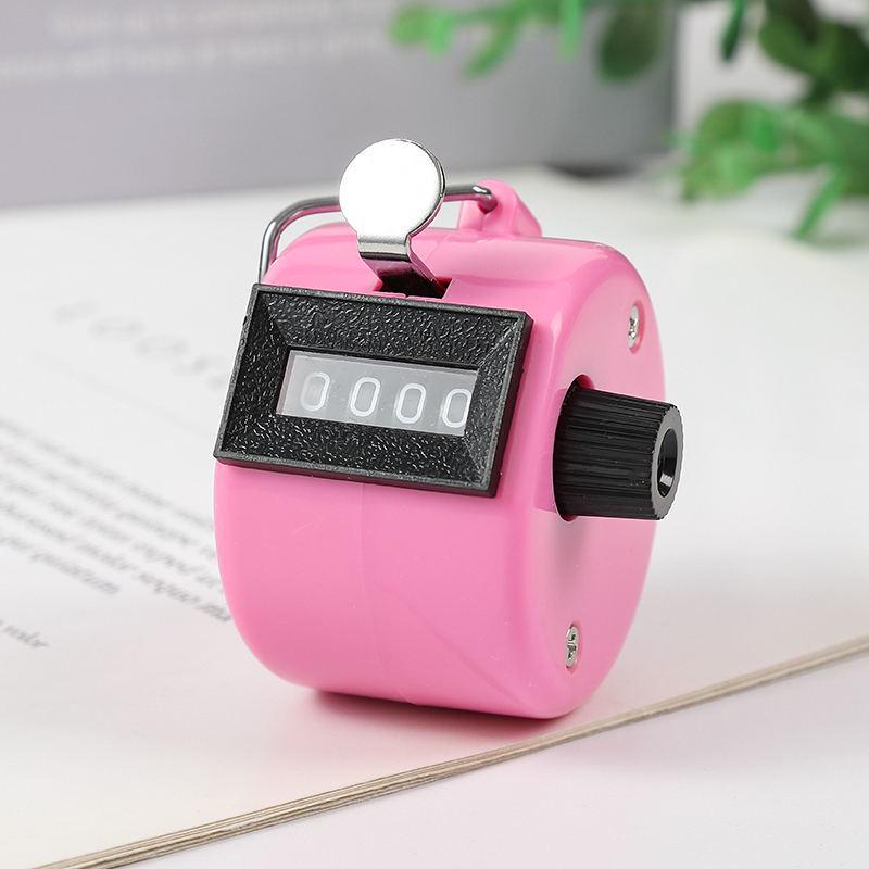 Four-Digit Colored Metal Manual Counter