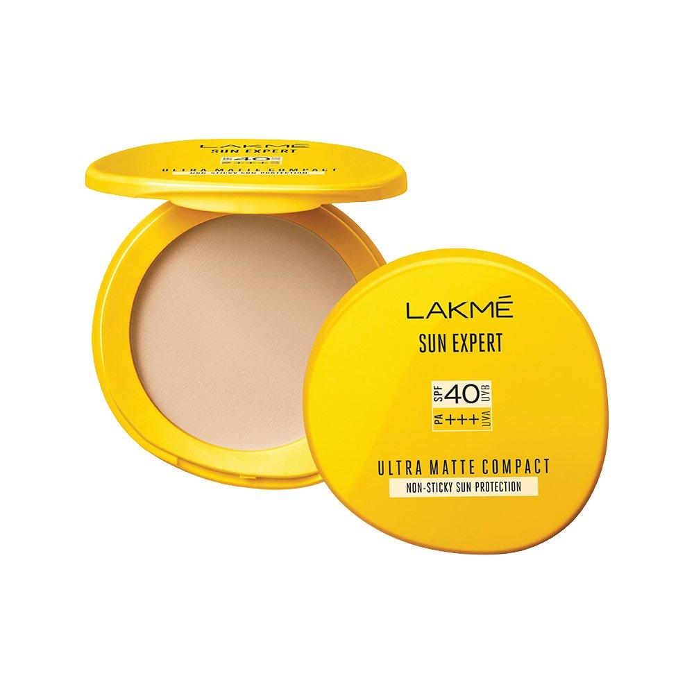 LAKMÉ Sun Expert Ultra Matte Spf 40 Pa+++ Compact, 7G And Complexion Care Face Cream for All Skin Type, Bronze, 9G