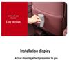 Nio ES8 Rear Seat Kick Mats - Second Row Leather Backrest Protectors for Car Interior Decoration.
