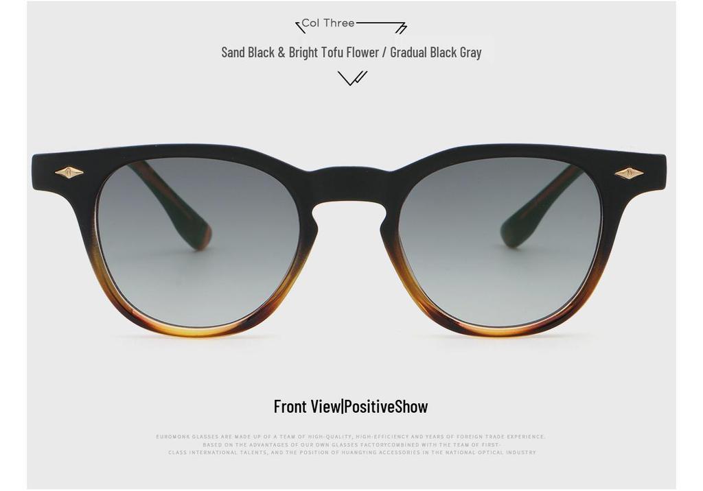 European American Retro High-End UV Protection Sunglasses - Unisex Street Style Fashion 6268