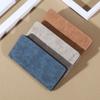 Fashion PU Leather Men Wallet Soft Multi-card Slot Long Wallet Large-capacity Solid Color Card Holder
