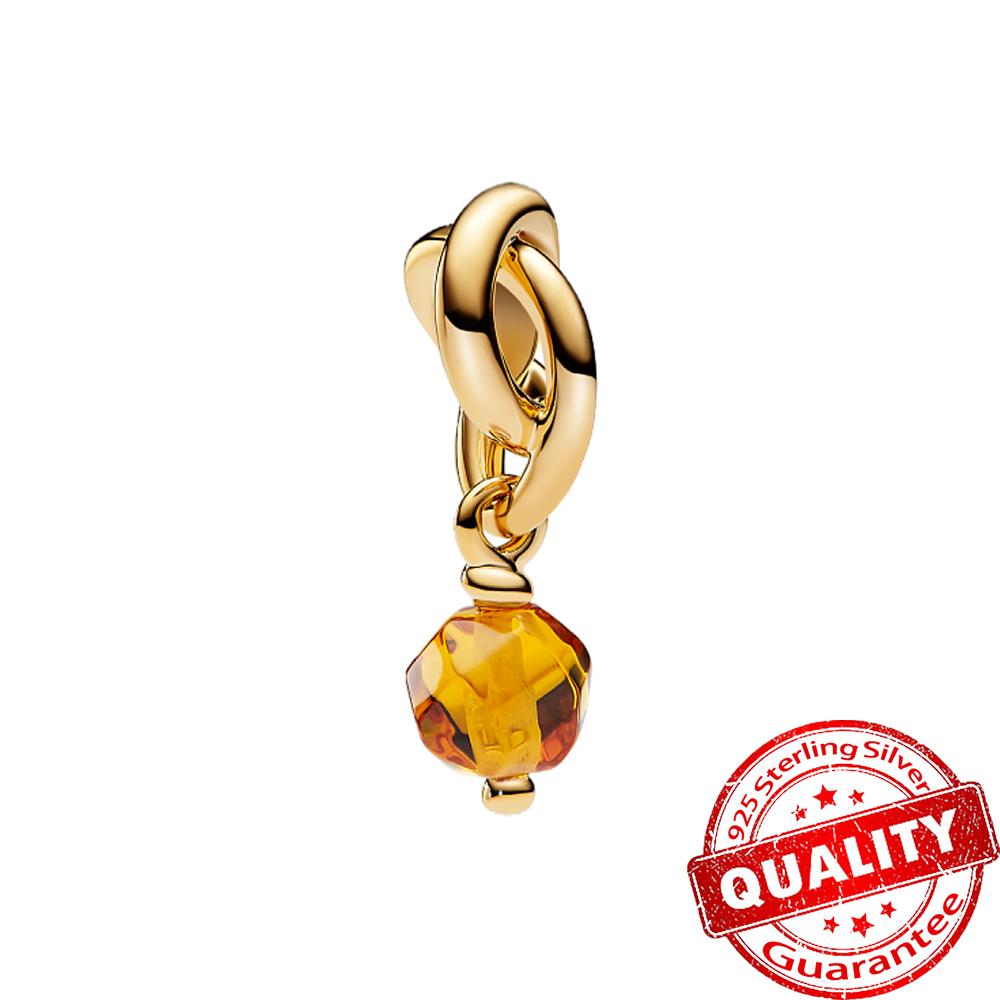 

Unique Copper Colorful Birthstone Eternity Round Dangle Charm Fit Original Bracelet Girls Birthday Jewelry Gift