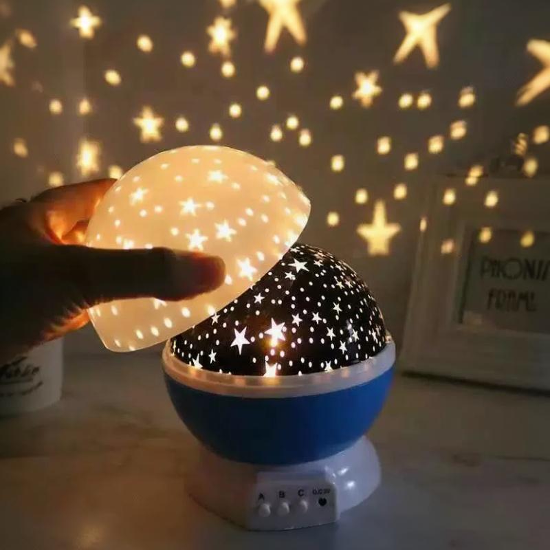Night Lamp Projector Starry Sky Night Light Projector Decor Lamp Rotating Starry Moon Galaxy Projector Table Light