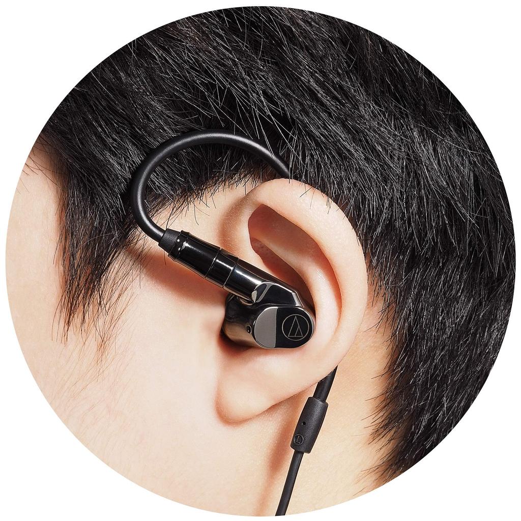 Wired Hybrid Earphones with Audio Support Audio-Technica ATH-IEX1 In-Ear Hi-Res