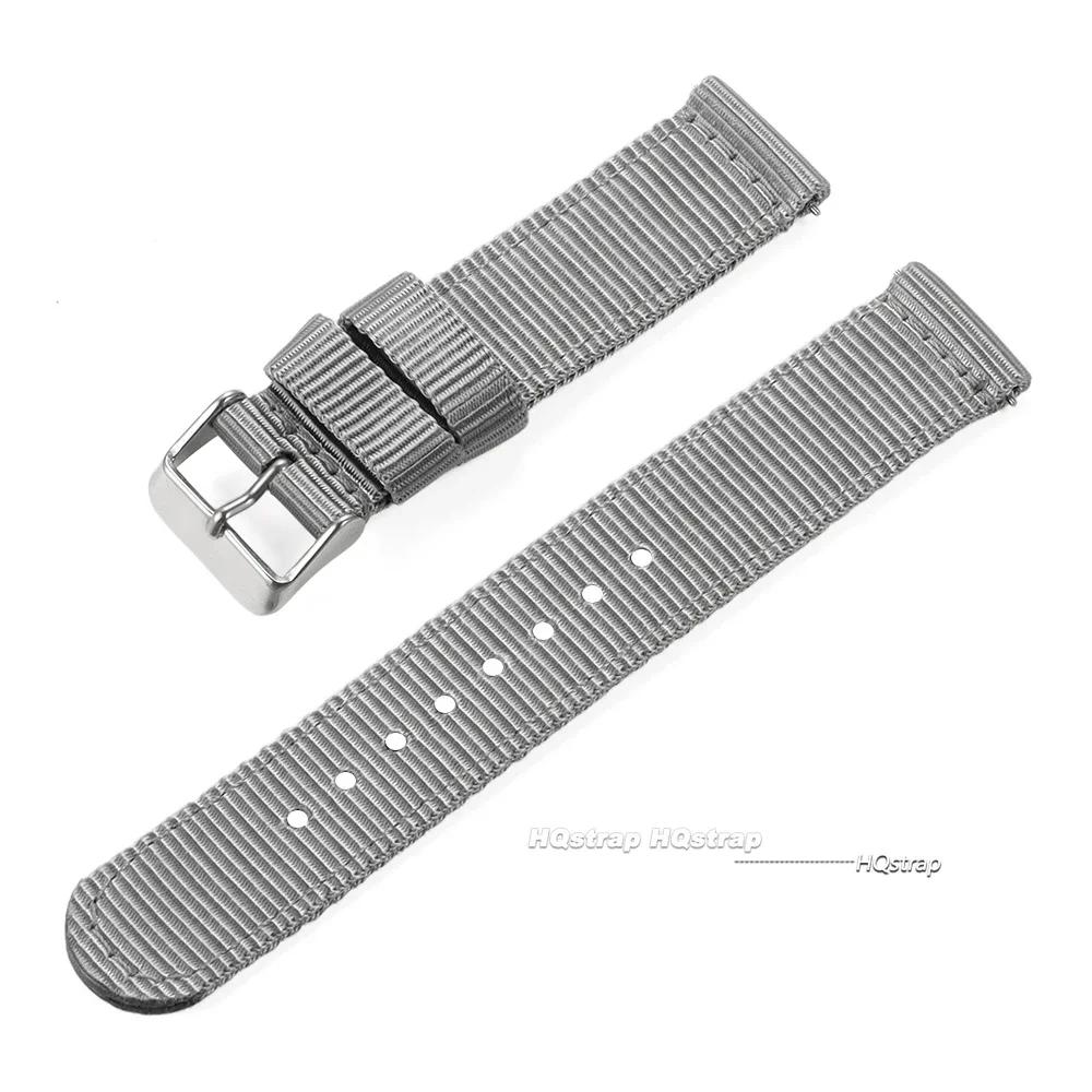 Nylon Watch Band 18mm 20mm 22mm 24mm for Military Woven Strap Quick Release Wristband for Seiko Women Men Sport Watch Bands