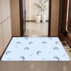 Anime P-penguin Floor Mat Diatomite Bath Mat, Quick Dry Absorbent Non-Slip Door Mat