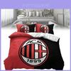 Team Logo Bedding Set With Active Dye Printing And Flannel Weave For Modern Bedroom Decor