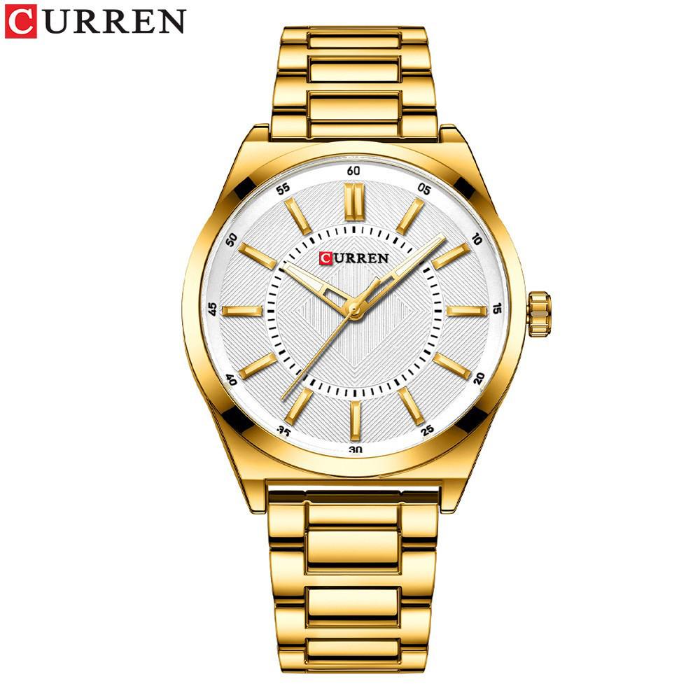 Curren 8407 Men's Quartz Business Watch with Steel Band