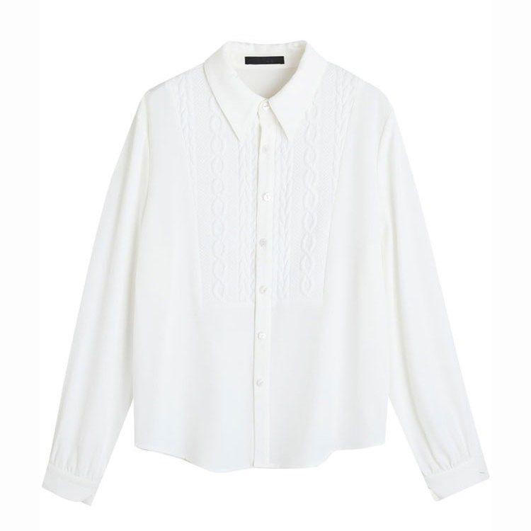 Spring Autumn White Blouse Women Long Sleeve Casual Fashion Loose Shirt Lady Top Vintage Chic Female Clothes