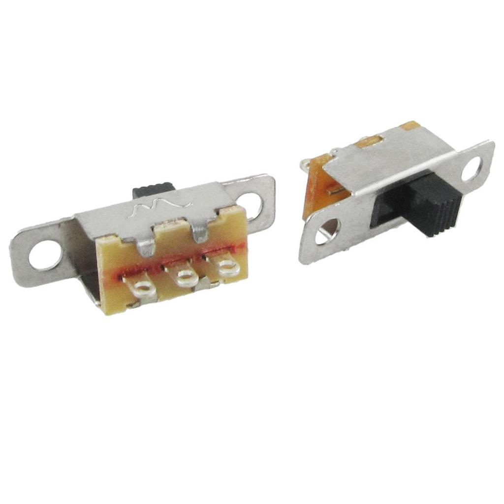 Red Hole 10mm 2 Pin SPST 0.5A 125VAC NO Momentary Push Button Switch OFF- ON 5