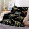 Park Dinosaur Jurassic Blanket Flannel Winter Bed Sofa Blanket Room Decoration