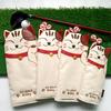 Maneki Neko Sada obalů na golfové dřevo: Vodotěsné PU kryty pro 1, 3/5 dřeva, UT hole - 3/4 kusy