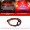 New Car Carbon Fiber Tail Light Modified Trunk Tail Light, Turn Signal Brake Light, Universal LED Iridescent Flow Light