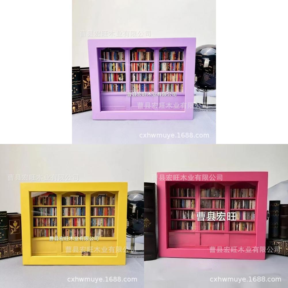 Original Anxiety Bookshelf Wooden Organizer For Stress Relief And Giftgiving