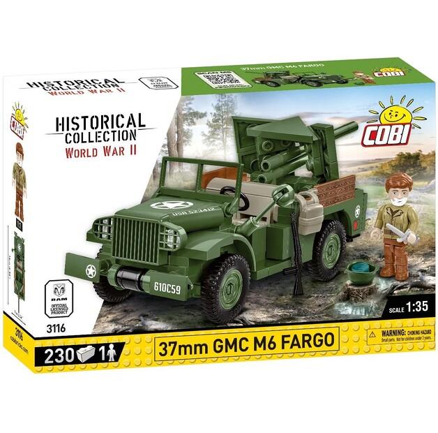 Конструктор пластиковый COBI Historical Collection WWII 1942 Dodge WC-55 GMC M6 Fargo COBI-3116