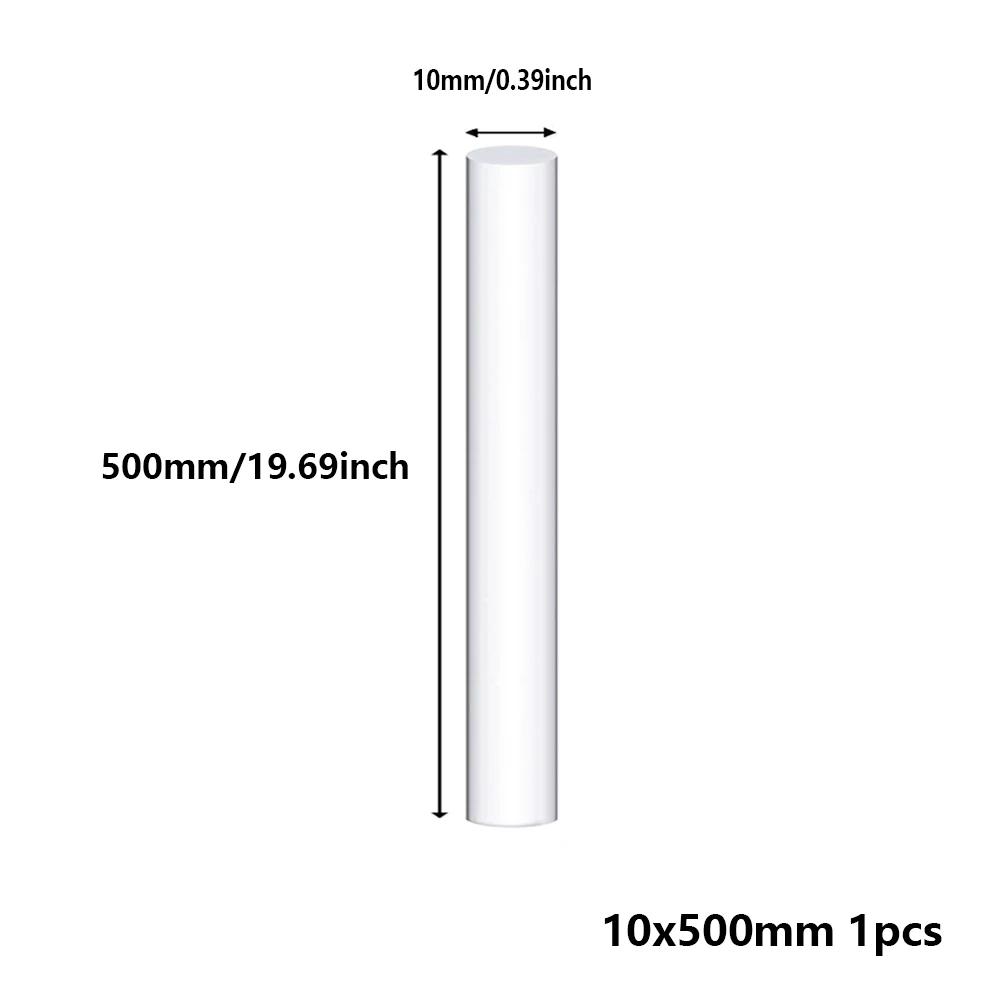 1-5 pièces de tiges rondes transparentes en acrylique, barres transparentes en acrylique pour modèles de construction DIY, artisanat et projets de matériaux