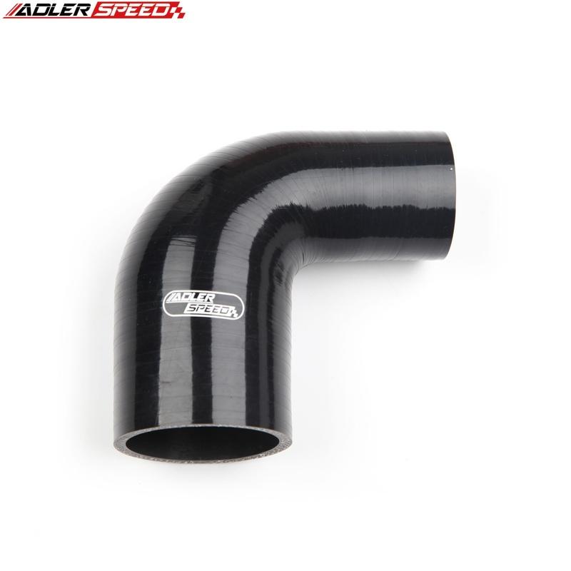 Universal ID 51mm 55mm 57mm 60mm 63mm 70mm 75mm 90 Degree Reduce Elbow General Silicone Coolant Intercooler Pipe Turbo Air Tube ID 51MM