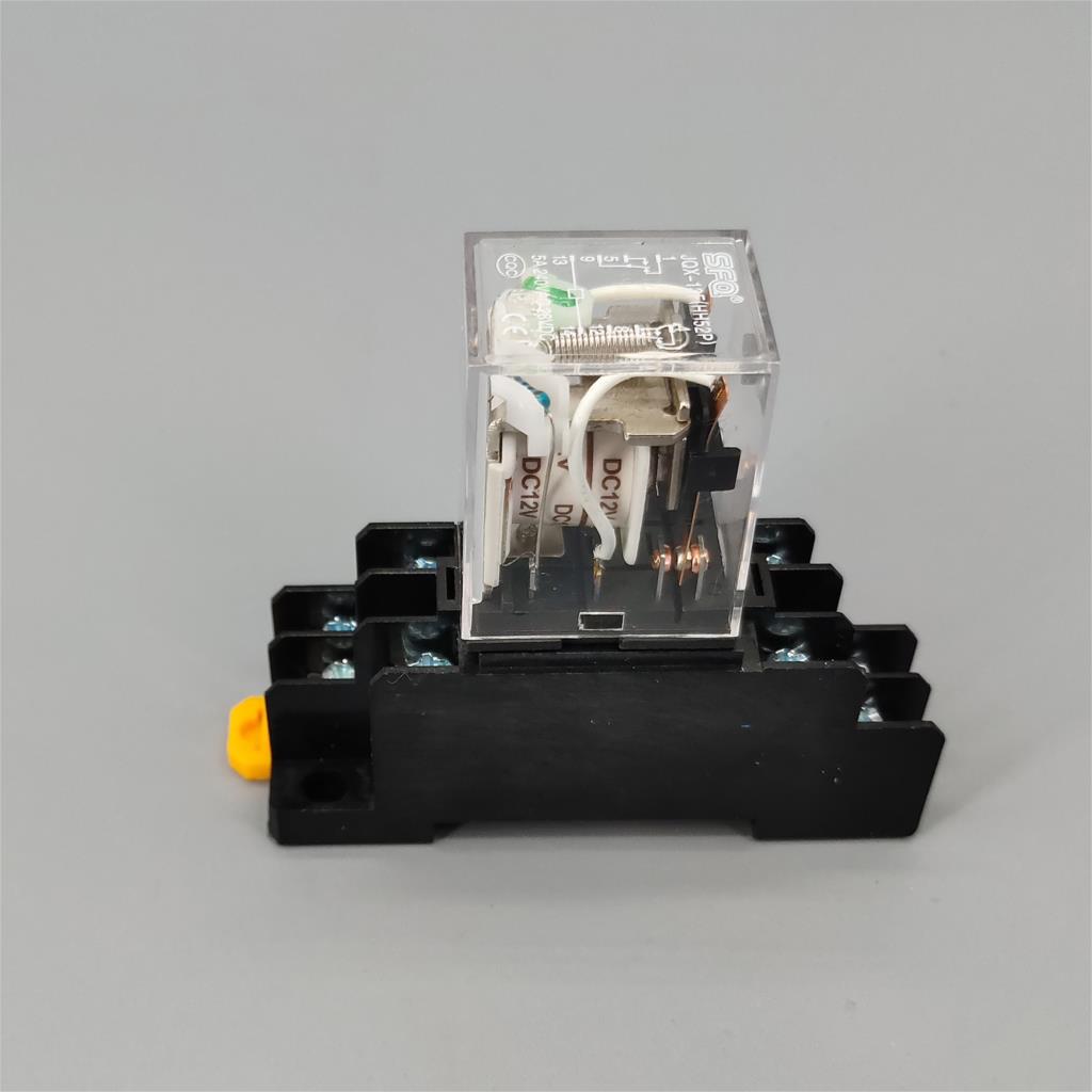 MY2P HH52P MY2NJ Relay Coil General DPDT Micro Mini Electromagnetic Relay Switch with Socket Base LED AC 110V 220V DC 12V 24V Relays 5