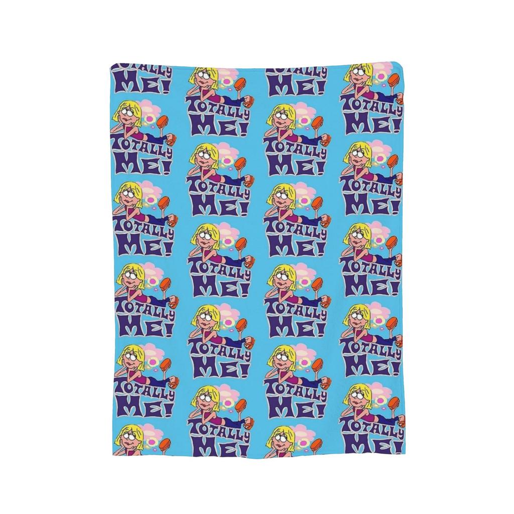 Lizzie McGuire Vintage Cartoon Gestrickte Decken Samt Super Weiche Überwurfdecke für Bett Schlafzimmer Steppdecke