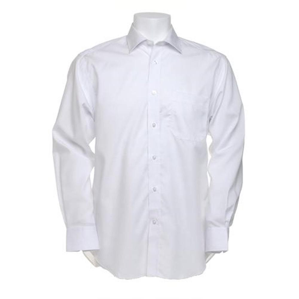 Kustom Kit Mens Premium Non Iron Long Sleeve Shirt