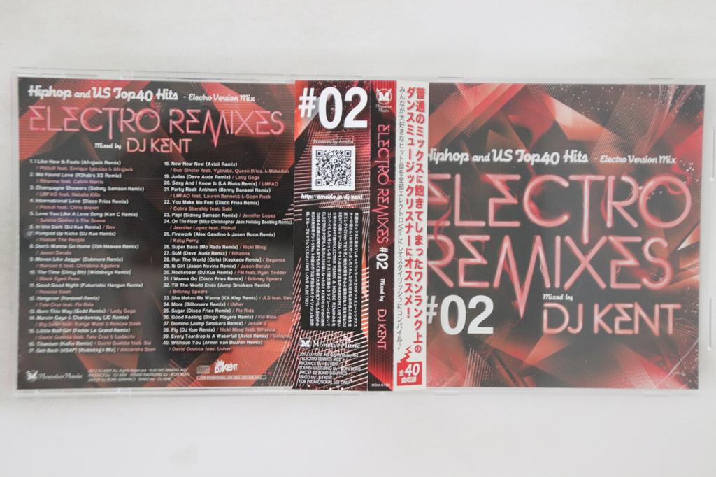 Mix CD DJ KENT - Electro Remixes #02 (Mix Cd) MOM0109PROMO MONSTER MUSIC Japan Obi Dance & Electronica Used