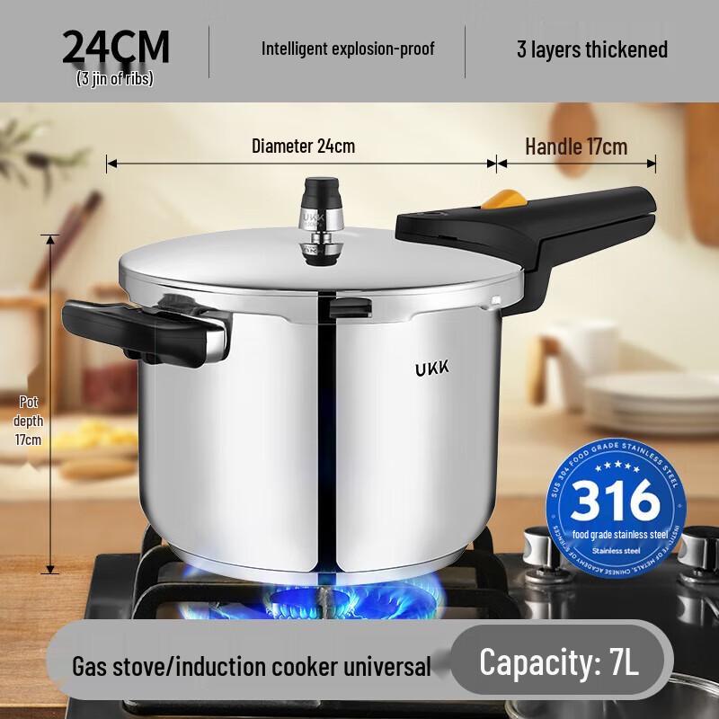 Ukk 316 Stainless Steel Pressure Cooker