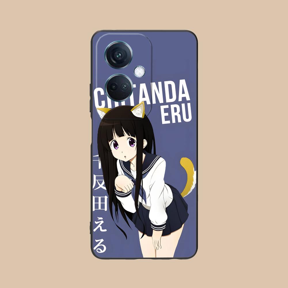 Hyouka Chitanda Matte TPU Mobile Phone Case for OPPO Reno 14 13 12 11 10 9 8 7 6 5 F T Pro 5G Colorful Printing Cover