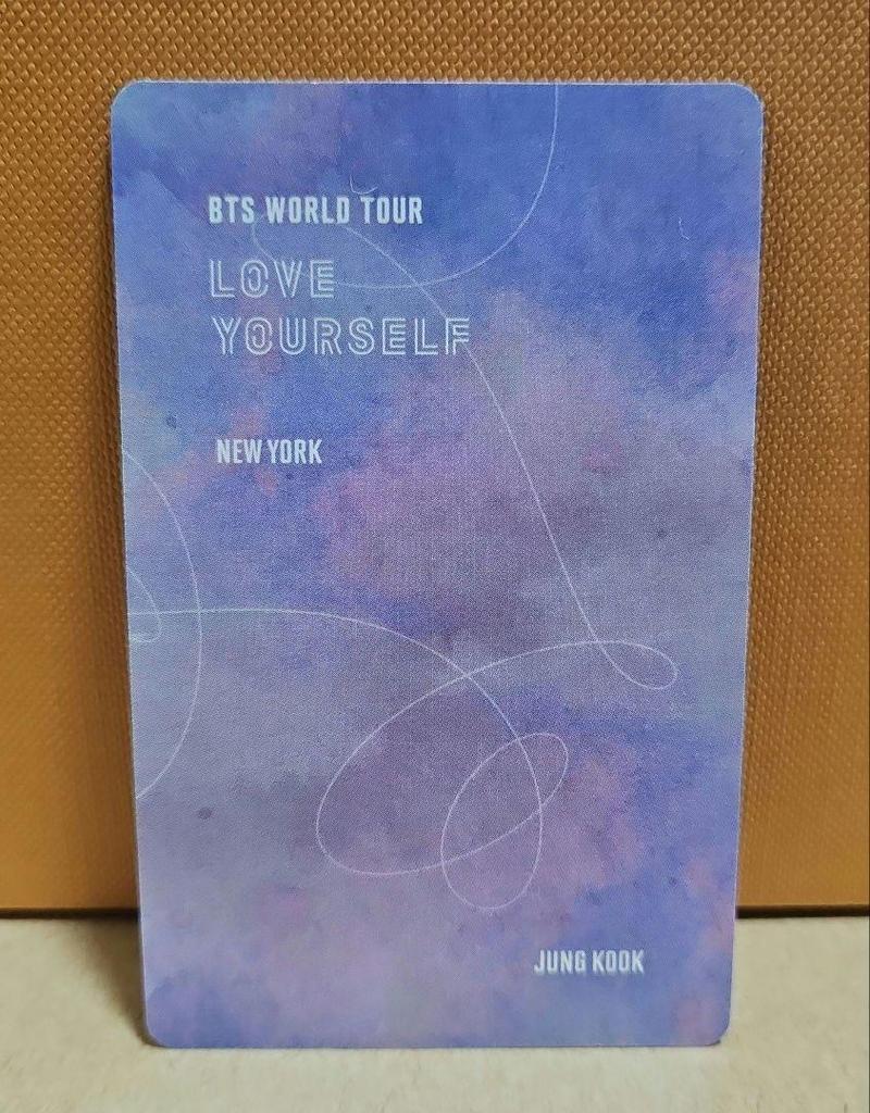 [USED] Final Price Drop *Official* Jungkook Trading Card NY
