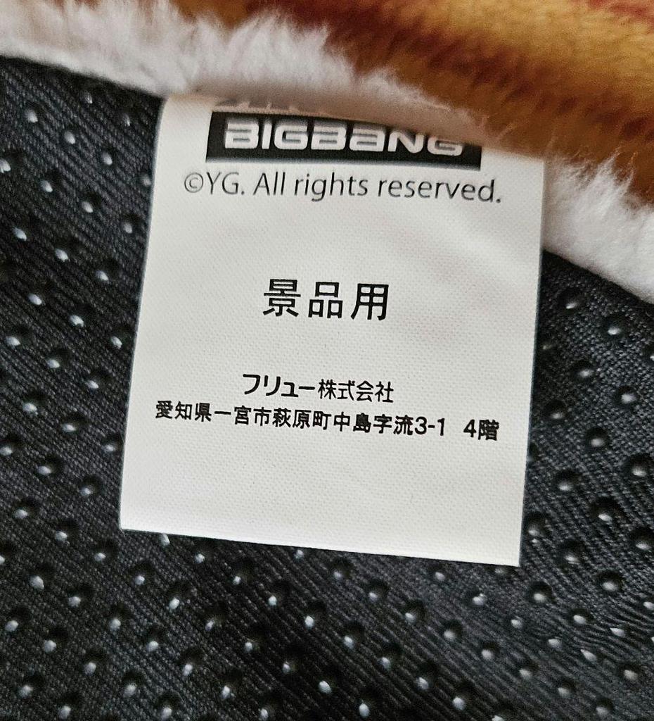 [USED] BIGBANG KRUNK G-DRAGON Face Room Mat Jiyong