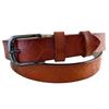 Stylish Leather Waist Belt For Women Featuring Genuine Cowhide Material And Classic Pin Buckle