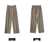 Luxi Minimalist Women's Wide-Leg Mopping Pants, Spring/Autumn 2025, Old Money Style, Loose Drape, Perfect for Commuting.