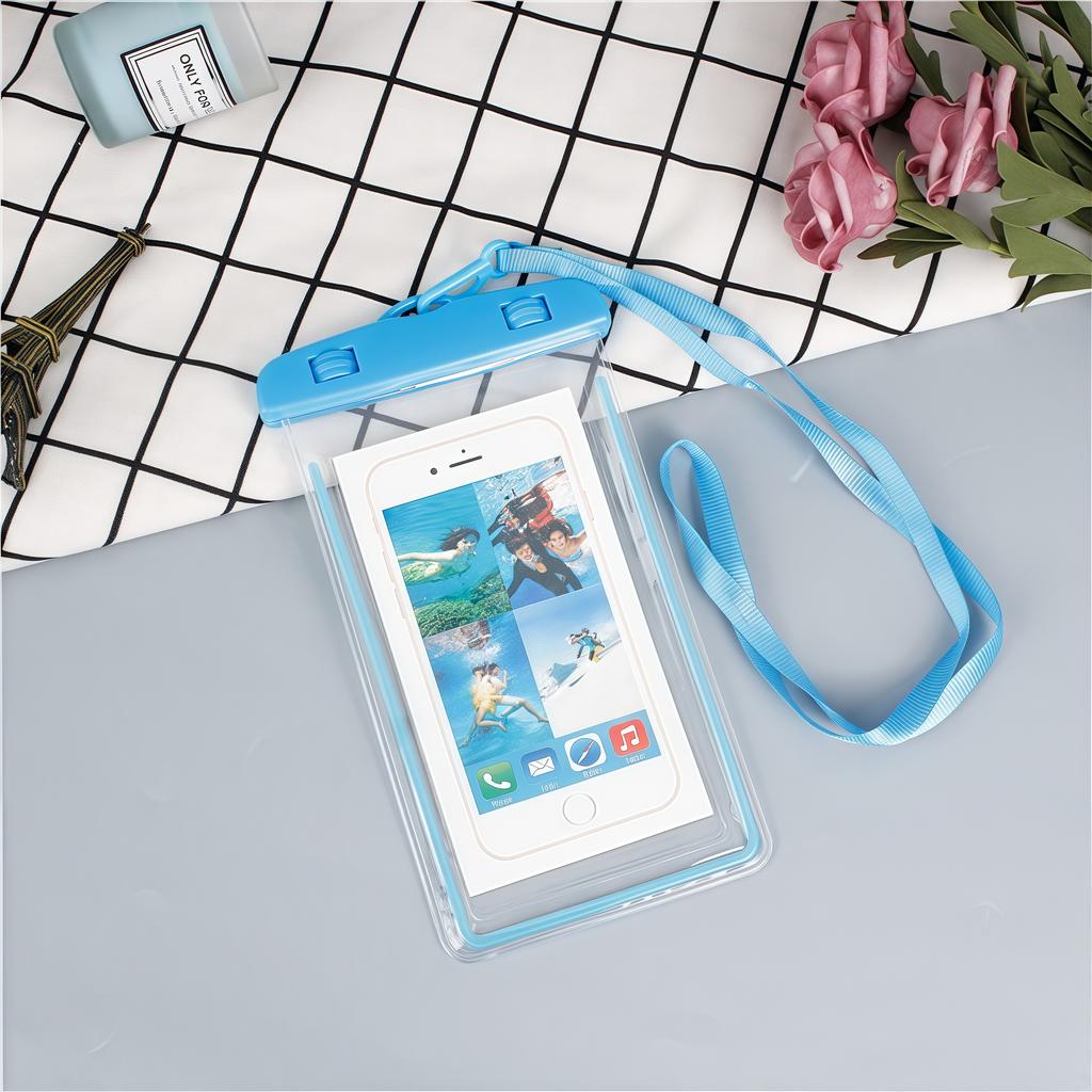 Waterproof Phone Pouch for iPhone Samsung Up To 6.8 Inch Swimming Beach Snow Underwater Protection Floating Dry Bag FU