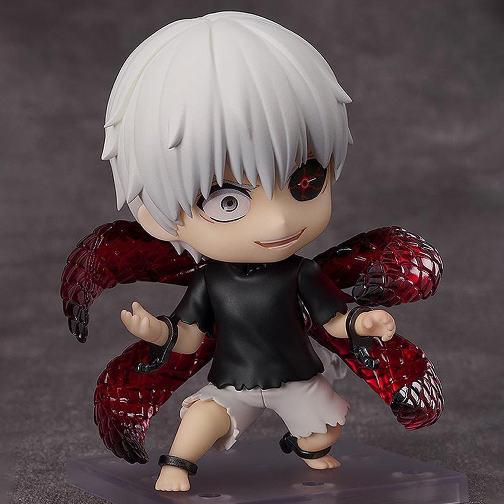 Tokyo Ghoul Statuetta Anime Kaneki Ken Action Figure Carina Statuetta Versione Q Statua Kaneki Ken Modello Rimovibile Ornamento Giocattoli