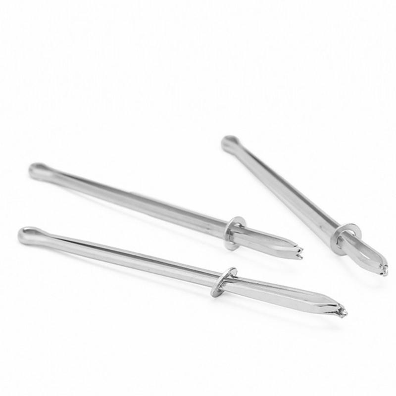 4Pcs Metal Elastics Cord Threader for Sewing Projects Smooths Designs Tool