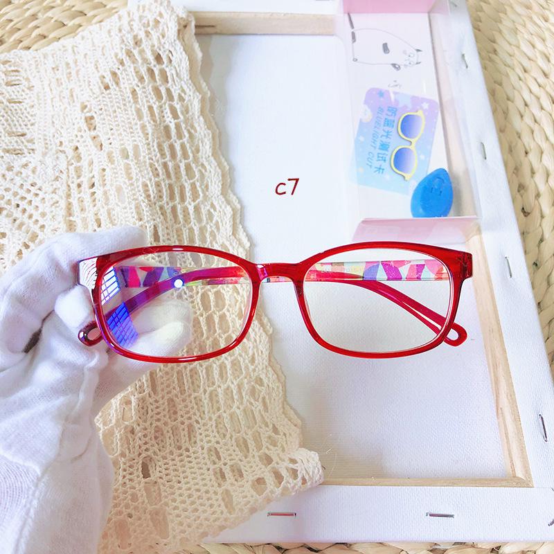 Asha Lu Kids’ Ultra-Light Anti-Blue Light TR90 Glasses Frame for Prescription Lenses