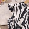 Girls Sweet Dress Summer Kids Fashion Fly-sleeve Printed Dress