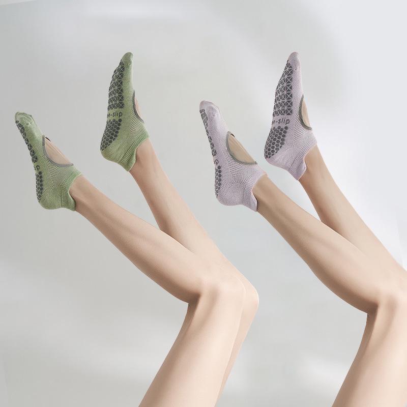 

2025 Spring Women s Anti-Slip Pilates Short Socks - Cotton, Sweat-Absorbent, Breathable One Size