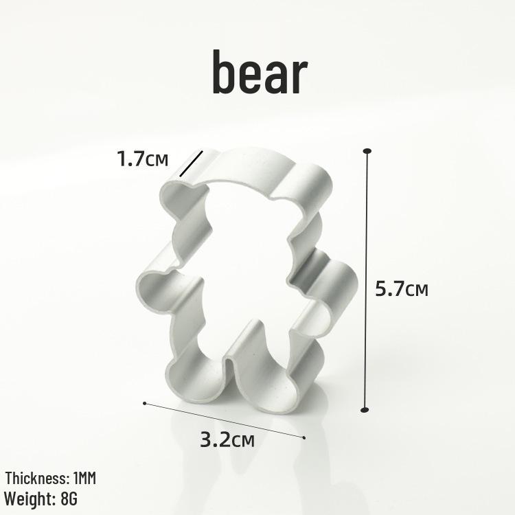 Keksform aus Aluminiumlegierung: Ananaskuchen, Weihnachten, & Ostern Ausstechform Backwerkzeug