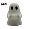 Desktop Ornaments for Halloween Mini Ghost Reading Book Ornament, 3D Printed Cute Little Figurines Home Decor Figurine, Durable PLA Creative