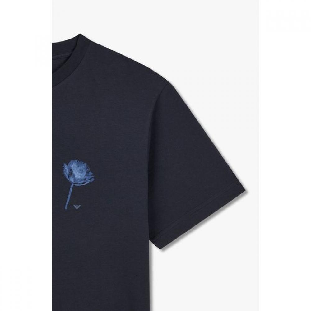 Emporio Armani Men S Floral PrinT CoTTon T ShirT A515126077