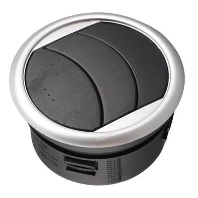 Dashboard Air Outlet Vent Deflector Trim Knob Style Round Balck Replacement for Suzuki SX4 Swift 2005‑2013